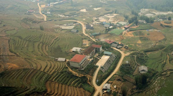 beauty of terraced fields